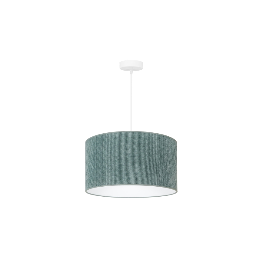 Duolla - Pendel CORDUROY 1xE27/15W/230V diameter 40 cm lyseblå