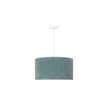 Duolla - Pendel CORDUROY 1xE27/15W/230V diameter 40 cm lyseblå