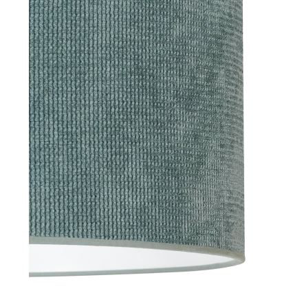 Duolla - Pendel CORDUROY 1xE27/15W/230V diameter 40 cm lyseblå