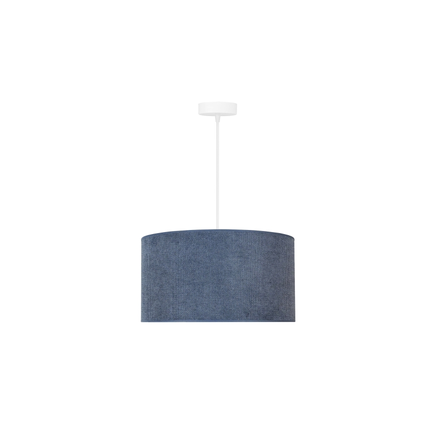 Duolla - Pendel CORDUROY 1xE27/15W/230V diameter 40 cm mørkeblå