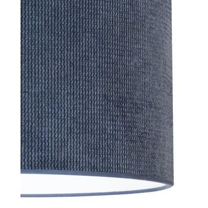 Duolla - Pendel CORDUROY 1xE27/15W/230V diameter 40 cm mørkeblå