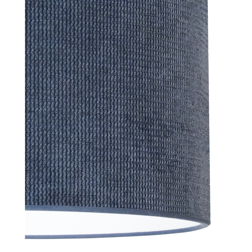Duolla - Pendel CORDUROY 1xE27/15W/230V diameter 40 cm mørkeblå