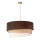 Duolla - Pendel DEVON 1xE27/40W/230V diameter 45 cm brun/beige