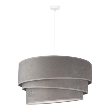 Duolla - Pendel DEVON 1xE27/40W/230V diameter 45 cm grå