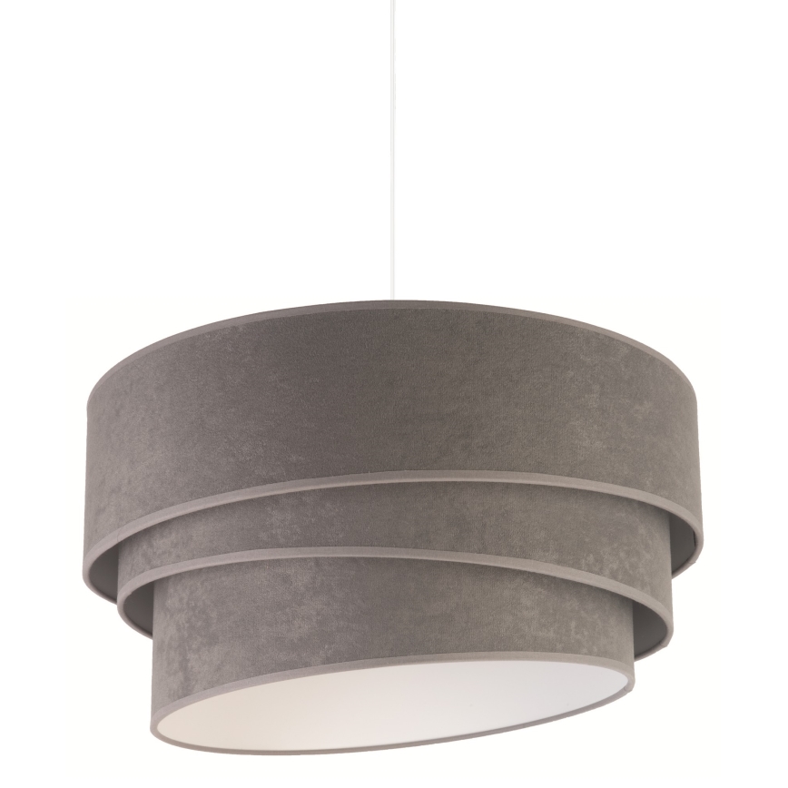 Duolla - Pendel DEVON 1xE27/40W/230V diameter 45 cm grå