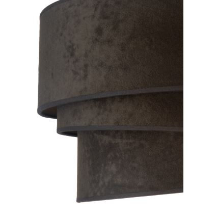 Duolla - Pendel DEVON 1xE27/40W/230V diameter 45 cm sort/guldfarvet