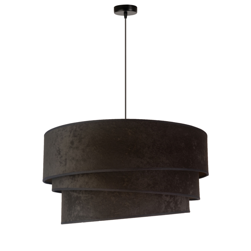 Duolla - Pendel DEVON 1xE27/40W/230V diameter 45 cm sort/guldfarvet
