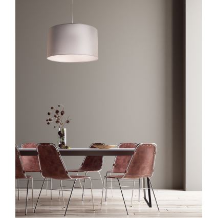 Duolla - Pendel DORSET 1xE27/40W/230V diameter 45 cm grå