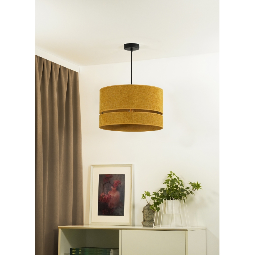 Duolla - Pendel DOUBLE 1xE27/15W/230V diameter 40 cm orange