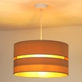 Duolla - Pendel DUO 1xE27/15W/230V diameter 40 cm beige