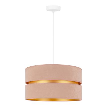 Duolla - Pendel DUO 1xE27/15W/230V diameter 40 cm beige