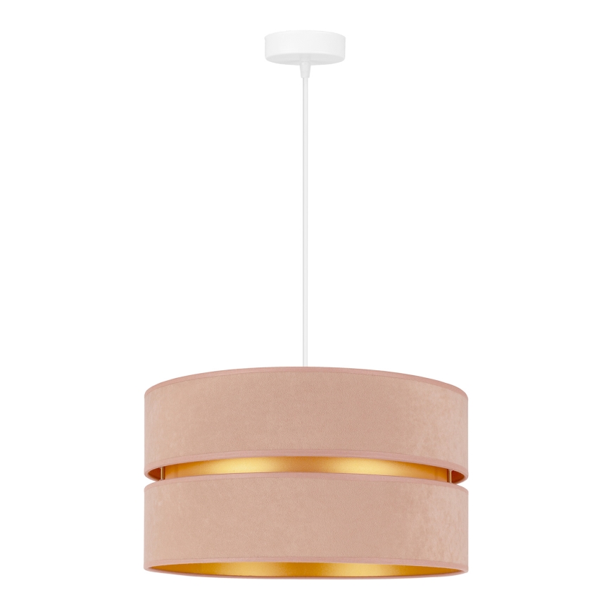 Duolla - Pendel DUO 1xE27/15W/230V diameter 40 cm beige