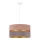 Duolla - Pendel DUO 1xE27/15W/230V diameter 40 cm beige og grå