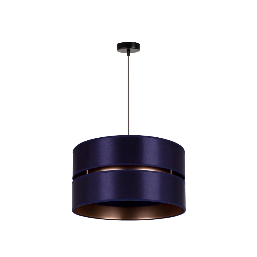 Duolla - Pendel DUO 1xE27/15W/230V diameter 40 cm blå/guldfarvet