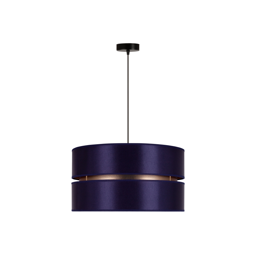 Duolla - Pendel DUO 1xE27/15W/230V diameter 40 cm blå/guldfarvet