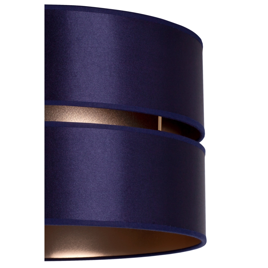 Duolla - Pendel DUO 1xE27/15W/230V diameter 40 cm blå/guldfarvet