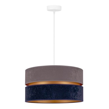 Duolla - Pendel DUO 1xE27/15W/230V diameter 40 cm blå