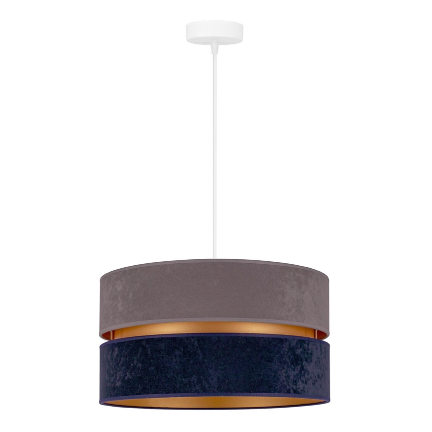 Duolla - Pendel DUO 1xE27/15W/230V diameter 40 cm blå