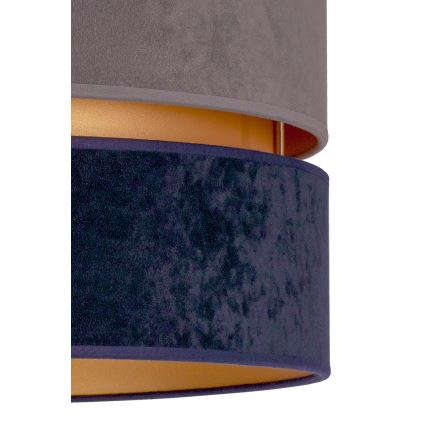 Duolla - Pendel DUO 1xE27/15W/230V diameter 40 cm blå