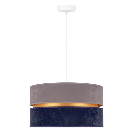 Duolla - Pendel DUO 1xE27/15W/230V diameter 40 cm blå