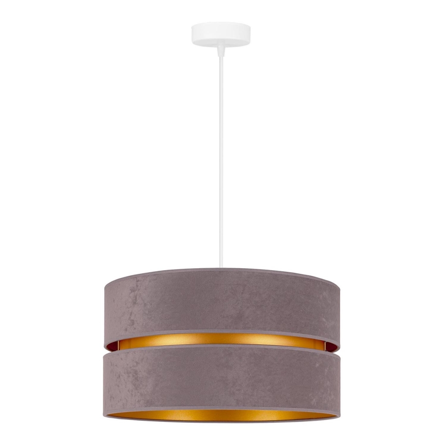 Duolla - Pendel DUO 1xE27/15W/230V diameter 40 cm grå