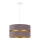 Duolla - Pendel DUO 1xE27/15W/230V diameter 40 cm grå