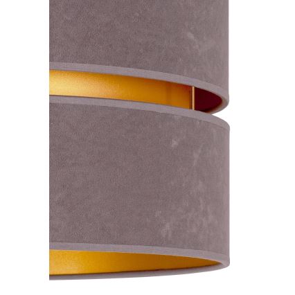 Duolla - Pendel DUO 1xE27/15W/230V diameter 40 cm grå