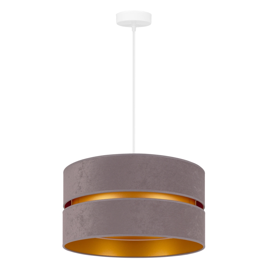 Duolla - Pendel DUO 1xE27/15W/230V diameter 40 cm grå