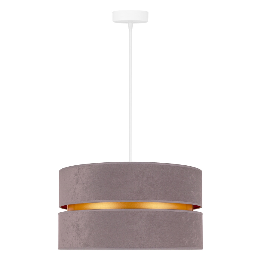 Duolla - Pendel DUO 1xE27/15W/230V diameter 40 cm grå