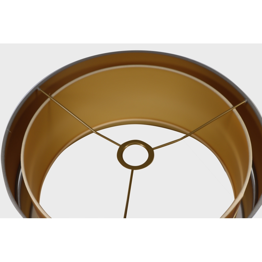 Duolla - Pendel DUO 1xE27/15W/230V diameter 40 cm grå