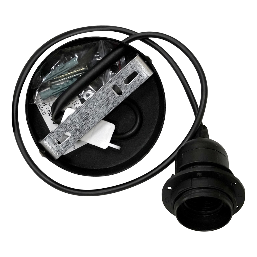 Duolla - Pendel DUO 1xE27/15W/230V diameter 40 cm grøn/guldfarvet