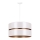 Duolla - Pendel DUO 1xE27/15W/230V diameter 40 cm hvid/guldfarvet