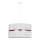 Duolla - Pendel DUO 1xE27/15W/230V diameter 40 cm hvid/guldfarvet