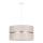 Duolla - Pendel DUO 1xE27/15W/230V diameter 40 cm hvid/guldfarvet