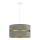 Duolla - Pendel DUO 1xE27/15W/230V diameter 40 cm lysegrøn/guldfarvet