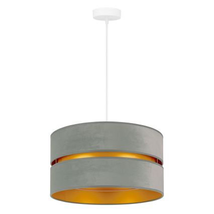Duolla - Pendel DUO 1xE27/15W/230V diameter 40 cm lysegrøn/guldfarvet