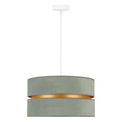 Duolla - Pendel DUO 1xE27/15W/230V diameter 40 cm lysegrøn/guldfarvet