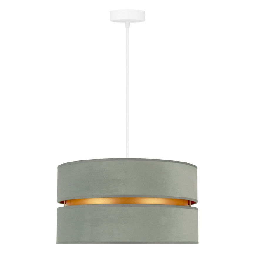 Duolla - Pendel DUO 1xE27/15W/230V diameter 40 cm lysegrøn/guldfarvet