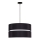Duolla - Pendel DUO 1xE27/15W/230V diameter 40 cm sort/hvid