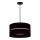 Duolla - Pendel DUO 1xE27/15W/230V diameter 40 cm sort/Rattan
