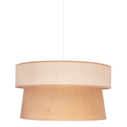 Duolla - Pendel ETNIC 1xE27/40W/230V diameter 45 cm beige