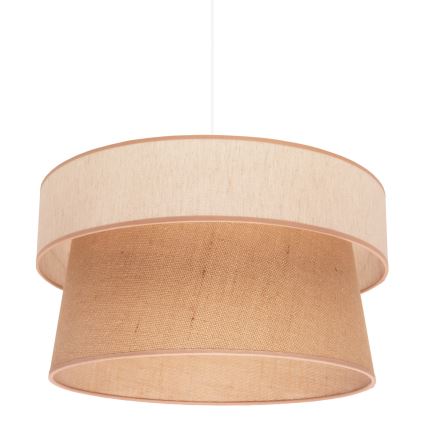 Duolla - Pendel ETNIC 1xE27/40W/230V diameter 45 cm beige