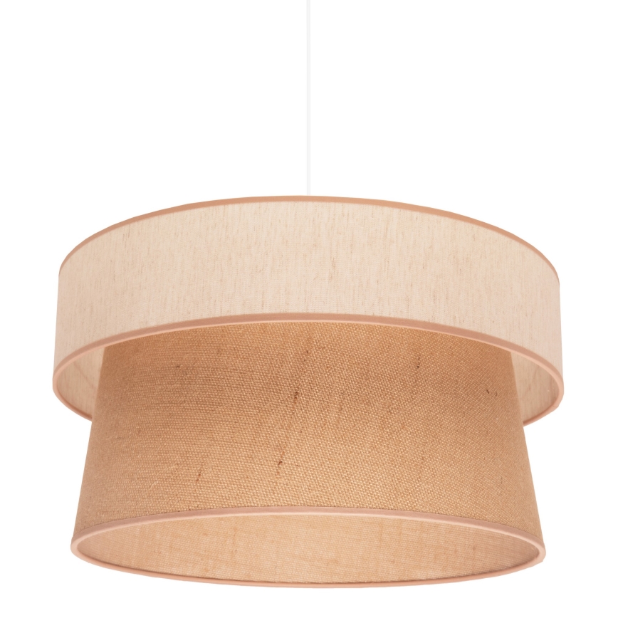 Duolla - Pendel ETNIC 1xE27/40W/230V diameter 45 cm beige