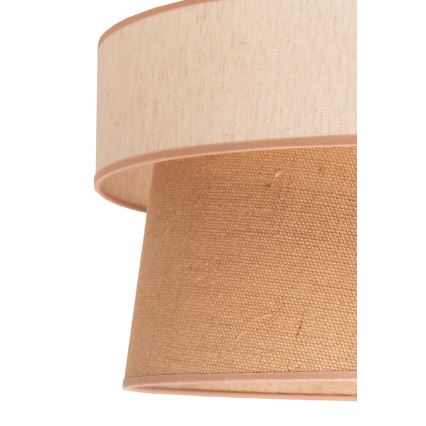 Duolla - Pendel ETNIC 1xE27/40W/230V diameter 45 cm beige
