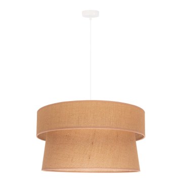 Duolla - Pendel ETNIC 1xE27/40W/230V diameter 45 cm beige