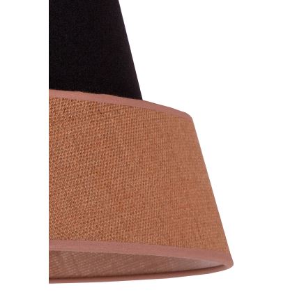 Duolla - Pendel GALAXY 1xE27/15W/230V diameter 50 cm brun/sort