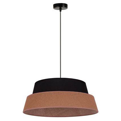 Duolla - Pendel GALAXY 1xE27/15W/230V diameter 50 cm brun/sort