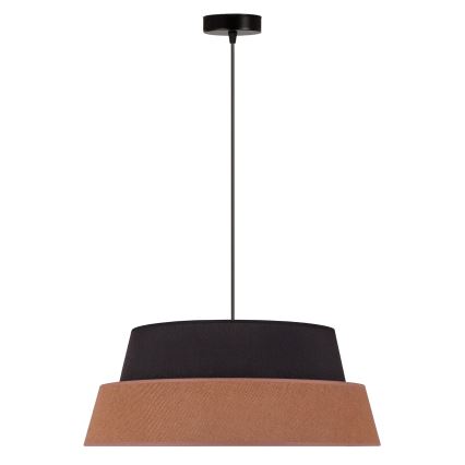 Duolla - Pendel GALAXY 1xE27/15W/230V diameter 50 cm brun/sort