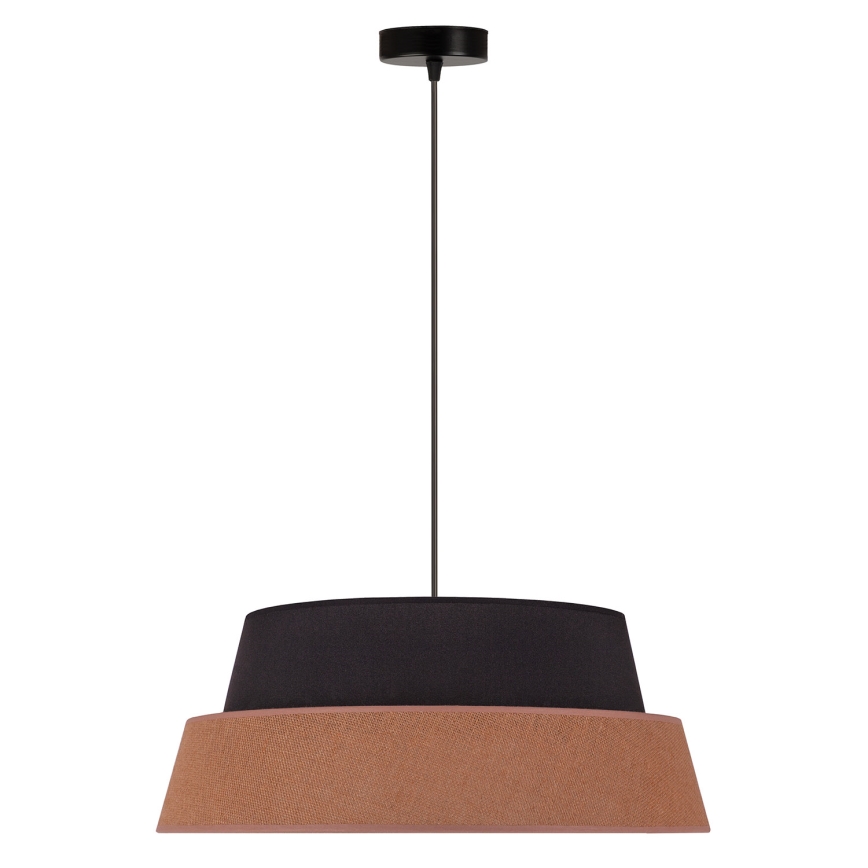 Duolla - Pendel GALAXY 1xE27/15W/230V diameter 50 cm brun/sort