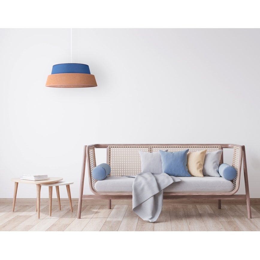 Duolla - Pendel GALAXY 1xE27/40W/230V diameter 50 cm blå